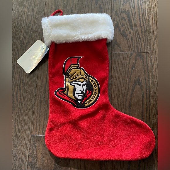 Embroidered NHL Ottawa Senators Christmas Stocking - Picture 1 of 7